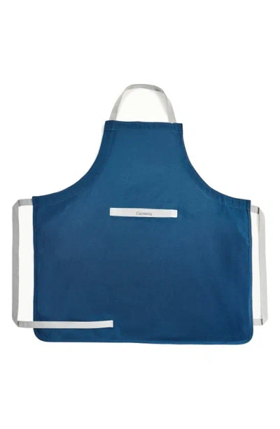 Caraway Cotton Apron In Navy
