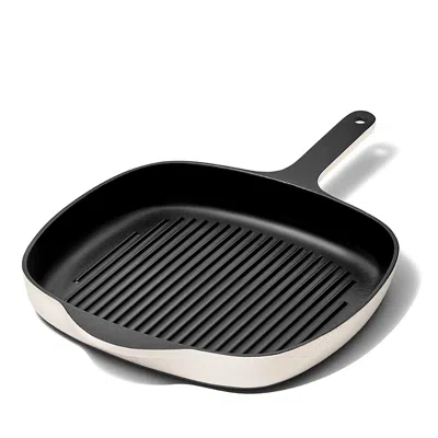 Caraway Enameled Cast Iron 10.5 Grill Pan In Cream