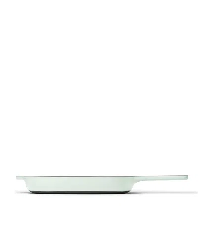 Caraway Enameled Cast Iron 10.5" Grill Pan In Light Mist