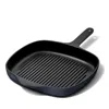 Caraway Enameled Cast Iron 10.5 Grill Pan In Midnight