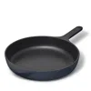 Caraway 10.5-inch Enameled Cast Iron Skillet In Midnight