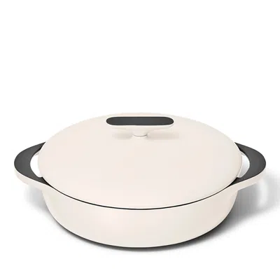 Caraway Enameled Cast Iron 3.5 Qt Braiser With Lid In Cream
