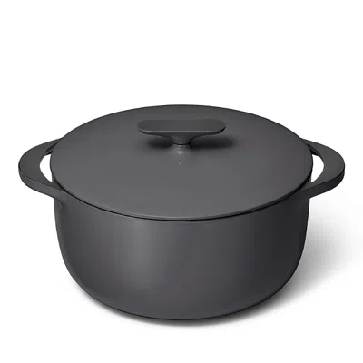 CARAWAY ENAMELED CAST IRON 6.5 QT DUTCH OVEN WITH FLAT LID
