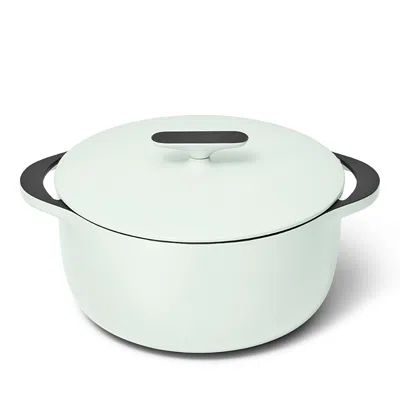 Caraway Enameled Cast Iron 6.5 Qt Dutch Oven With Flat Lid In Mist