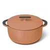 Caraway 6.5-quart Cast Iron Dutch Oven In Rust