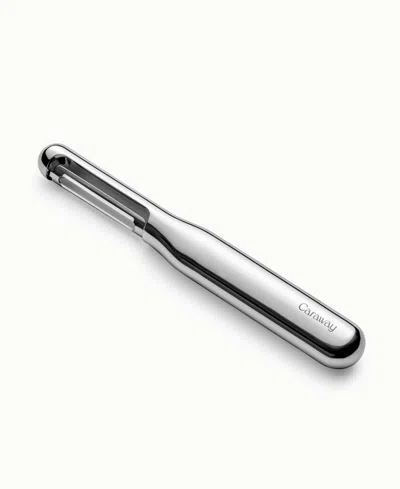 Caraway Home 7.5" Vegetable Peeler In Silver