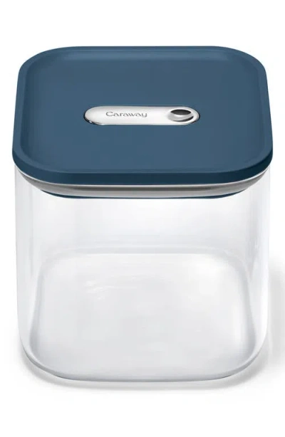 Caraway Medium 2.5-quart Airtight Storage Container In Blue