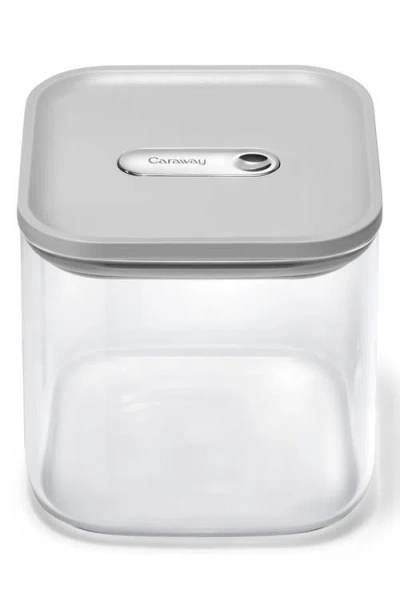 Caraway Medium 2.5-quart Airtight Storage Container In Gray