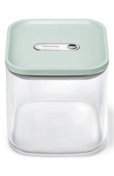 Caraway Medium 2.5-quart Airtight Storage Container In Green