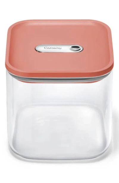 Caraway Medium 2.5-quart Airtight Storage Container In Pink