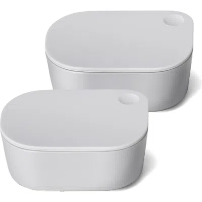 Caraway Mini Dash Container Duo In Gray