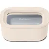 Caraway Mini Rectangle Glass Food Storage Container In Neutral