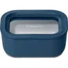Caraway Mini Rectangle Glass Food Storage Container In Blue