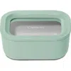 Caraway Mini Rectangle Glass Food Storage Container In Green