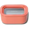 Caraway Mini Rectangle Glass Food Storage Container In Pink