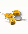 Caraway Non-toxic Ceramic Non-stick Cookware 7-piece Set In Marigold