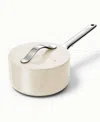 Caraway Aluminum Non-stick Ceramic Sauce Pan 1.75 Quarts In Cream