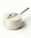 Caraway Non-stick Ceramic 3 Qt Sauce Pan In Cream