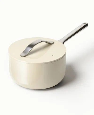 Caraway Non-stick Ceramic 3 Qt Sauce Pan In Marigold