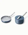 Caraway Non-stick Ceramic Mini Fry Pan And Sauce Pan Duo In Navy