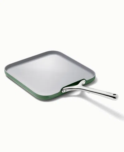 Caraway Non-stick Ceramic-coated 11" Square Griddle Pan In Sage