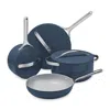 Caraway Non-toxic Ceramic Non-stick 7-piece Cookware Set With Lid Storage In Navy