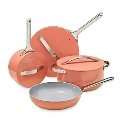 CARAWAY NON-TOXIC CERAMIC NON-STICK COOKWARE 7-PIECE SET,CW-CSET-TER