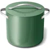 Caraway Nonstick Ceramic 12-quart Stockpot With Lid In Sage