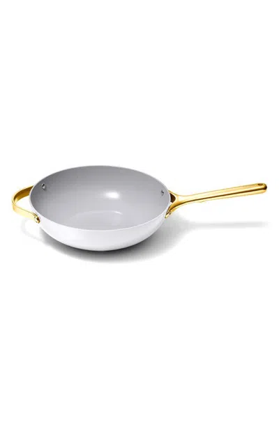 Caraway Nonstick Ceramic 12-inch Stir Fry Pan In White