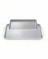 Caraway Nonstick Ceramic 2-piece Baking Sheet Duo In Cream