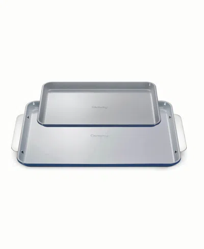 Caraway Nonstick Ceramic 2-piece Baking Sheet Duo In Navy