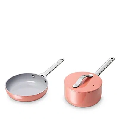 CARAWAY NONSTICK CERAMIC MINI FRY PAN & MINI SAUCE PAN SET