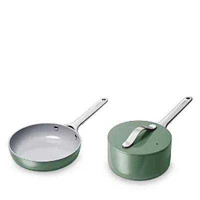 CARAWAY NONSTICK CERAMIC MINI FRY PAN & MINI SAUCE PAN SET