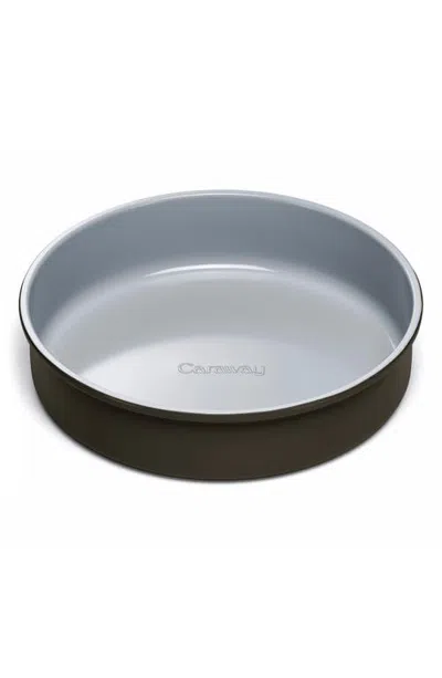 Caraway Nonstick Ceramic Round Cake Pan In Brown