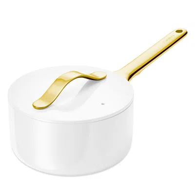 Caraway Nonstick Ceramic Sauce Pan With Lid In Multi