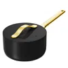 Caraway Nonstick Ceramic Sauce Pan With Lid In Black
