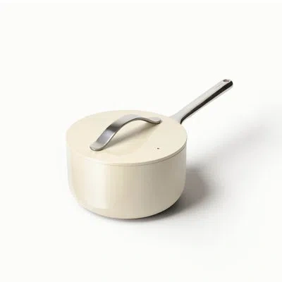 Caraway Nonstick Ceramic Saucepan In Cream
