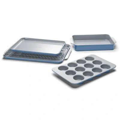Caraway Non-toxic Nonstick Ceramic Half Bakeware Set, Slate