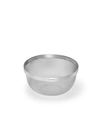 Caraway Premium Stainless Steel 2 Quart Small Strainer In Silver