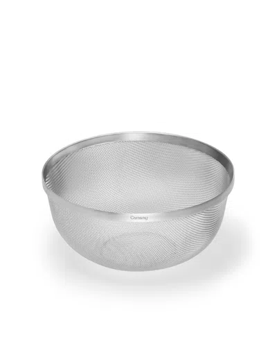 Caraway Premium Stainless Steel 6 Quart Large Strainer In Silver