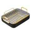 Caraway Square Roasting Pan With Rack In Black