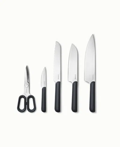 CARAWAY STAINLESS STEEL 5 PIECE KNIFE SET