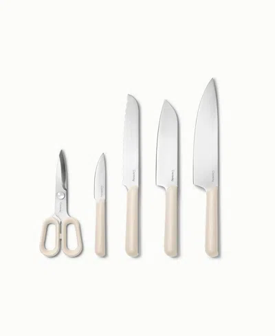 CARAWAY STAINLESS STEEL 5 PIECE KNIFE SET