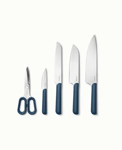 CARAWAY STAINLESS STEEL 5 PIECE KNIFE SET
