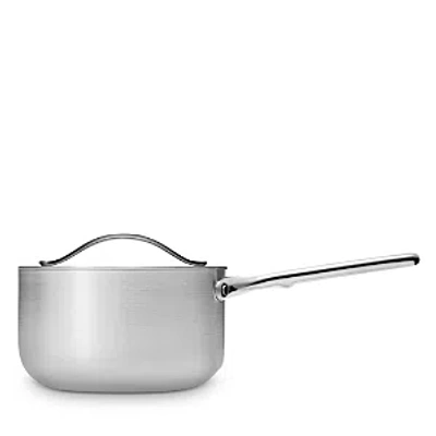 Caraway Stainless Steel Saucepan In Metallic