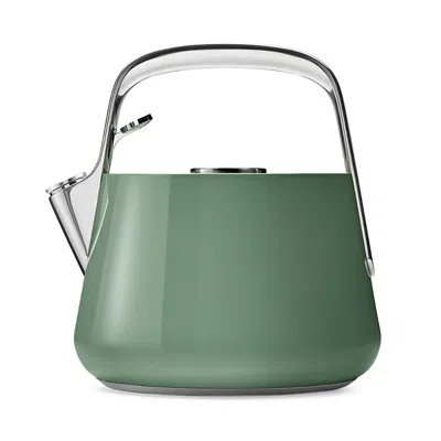 Caraway Stainless Steel Tea Kettle In Green