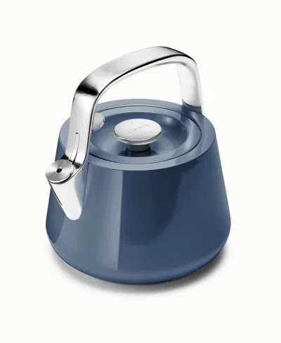 Caraway Stovetop Whistling Tea Kettle In Navy