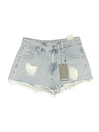 Pre-owned Carbon Denim Shorts In Blue
