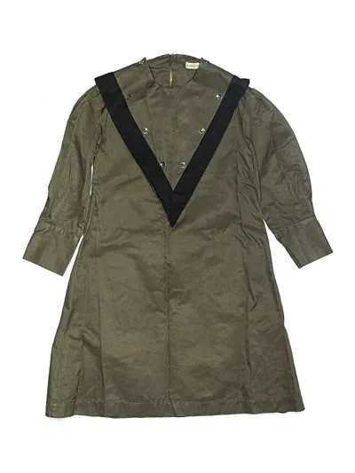 Pre-owned Carbon Soldier Kids' Dress In Green