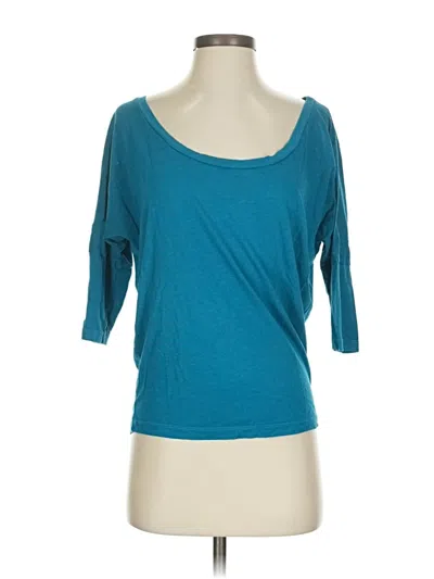 Pre-owned Carbon38 3/4 Sleeve T-shirt In Blue